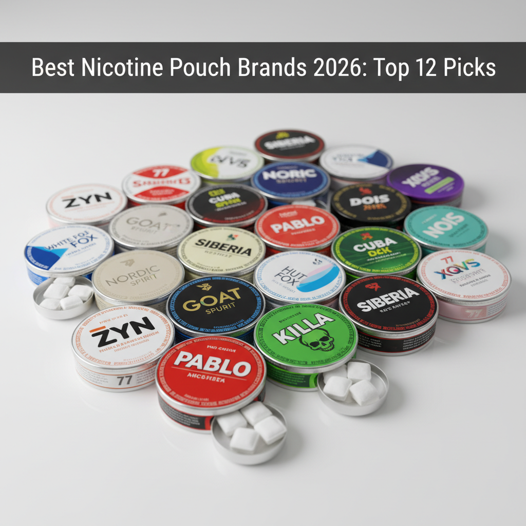 best tasting tobacco pouches Smokey Mountain Original Herbal - Arctic Mint - Free and Nicotine Free - 5 Can Box a great way to find your perfect tobacco The 10 Best Nicotine Pouch