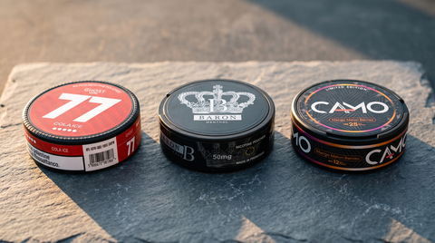 Strongest Nicotine Pouches: Real mg Compared — pouch cans compared side by side at DarePouch