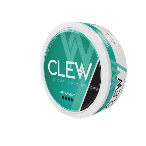 CLEW Extra Strong - Spearmint slim nicotine pouches can