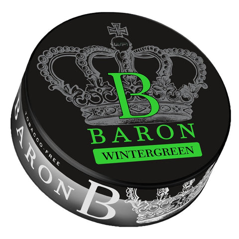 BARON - Wintergreen slim nicotine pouches can