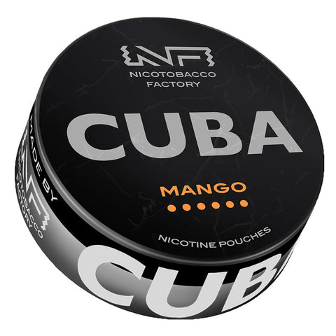 CUBA Black - Mango - 43mg SLIM Nicotine Pouches | Buy Online EU