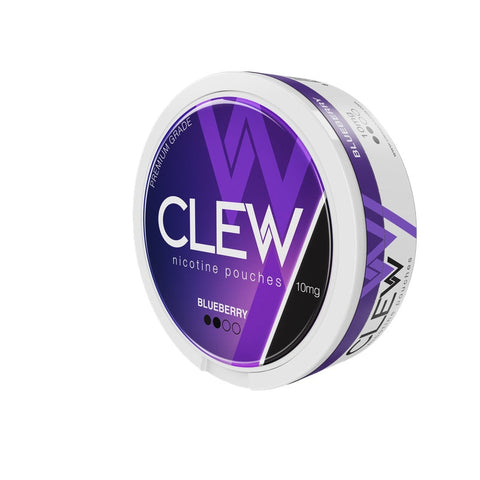 CLEW Medium - Blueberry slim nicotine pouches can