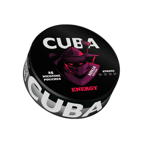 CUBA Ninja - Energy - 15mg SLIM Nicotine Pouches | Buy Online EU