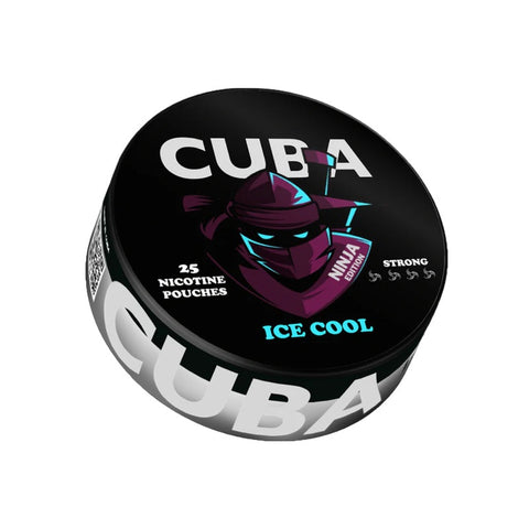 CUBA Ninja - Ice Cool - 15mg SLIM Nicotine Pouches | Buy Online EU