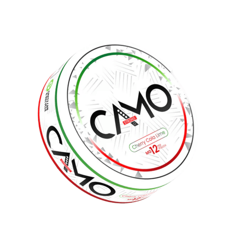 CAMO - Cherry Cola Lime slim nicotine pouches can