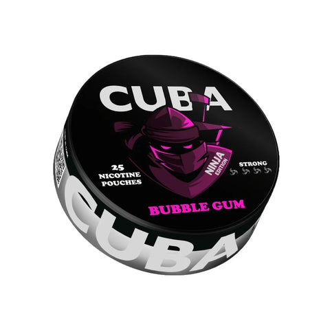 CUBA Ninja - Bubblegum - 15mg SLIM Nicotine Pouches | Buy Online EU