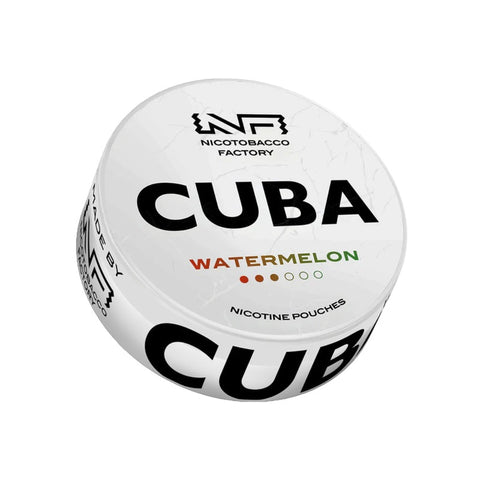 CUBA White - Watermelon slim nicotine pouches can