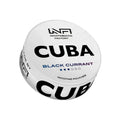 CUBA White - Blackcurrant slim nicotine pouches can