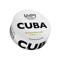 Lattina CUBA White - Banana Hit, bustine di nicotina slim