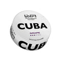 CUBA White - Grape slim nicotine pouches can