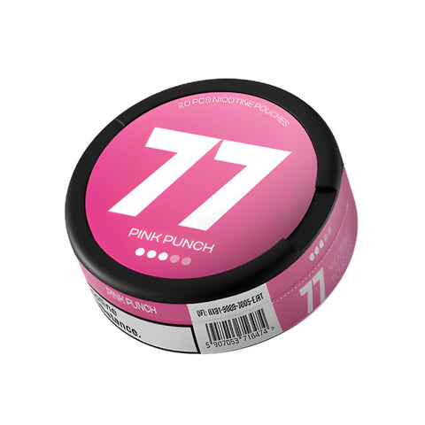 77 - Pink Punch slim nicotine pouches can