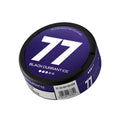 77 - Blackcurrant slim nicotine pouches can
