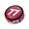 77 - Raspberry slim nicotine pouches can