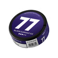 77 - Blackcurrant slim nicotine pouches can