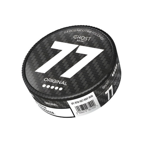 77 Ghost Mini - Original mini nicotine pouches can