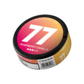 77 - Raspberry Vanilla slim nicotine pouches can