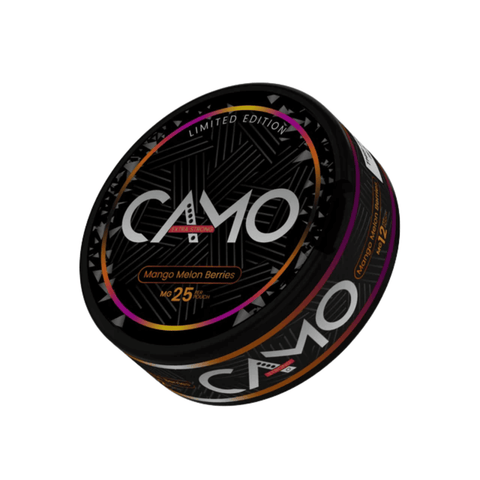 CAMO - Mango Melon Berries slim nicotine pouches can
