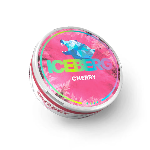 ICEBERG Extra Strong - Cherry slim nicotine pouches can