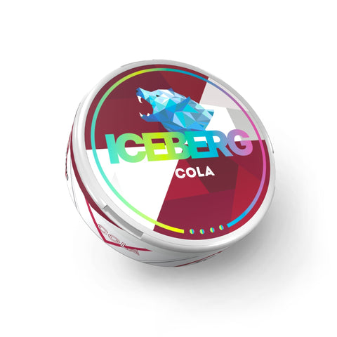 ICEBERG Extra Strong - Cola slim nicotine pouches can