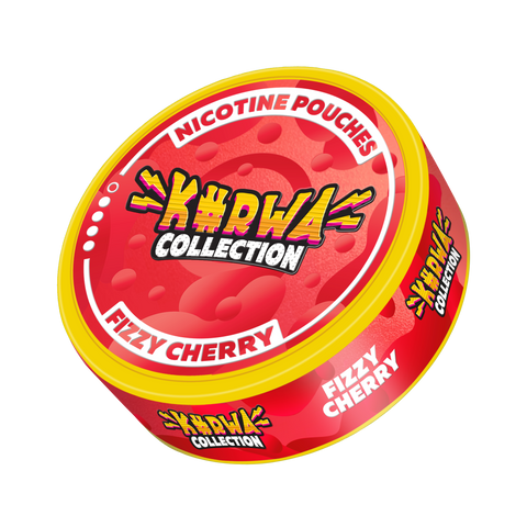 KURWA - Fizzy Cherry slim nicotine pouches can