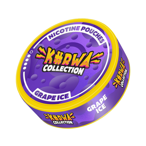 KURWA - Grape Ice slim nicotine pouches can