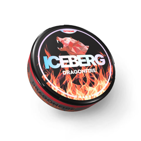 ICEBERG Extra Strong - Dragonfire - 40mg SLIM Extra Strong Nicotine Pouches