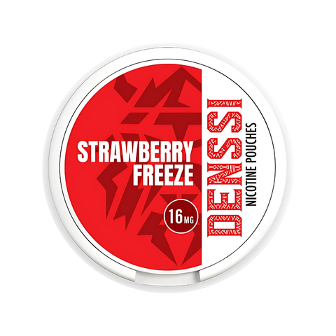 DENSSI - Strawberry Freeze - 11.2mg SLIM Nicotine Pouches | Buy Online EU