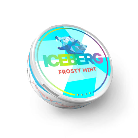 ICEBERG Extra Strong - Frosty Mint slim nicotine pouches can