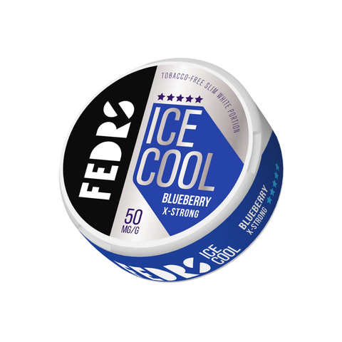 FEDRS Extra Strong - Blueberry slim nicotine pouches can