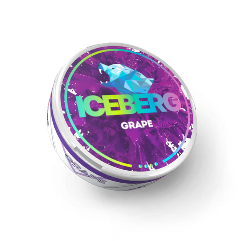ICEBERG Extra Strong - Grape slim nicotine pouches can