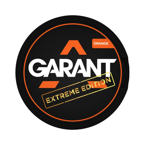 GARANT Extreme - Orange slim nicotine pouches can