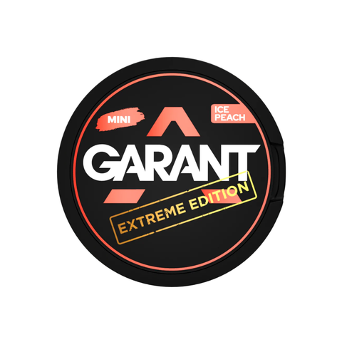 GARANT Extreme — Ice Peach Mini MINI nikotino maišelių dėžutė