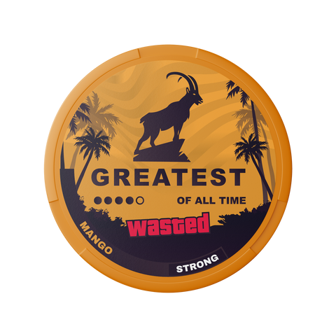 GREATEST - Wasted Mango slim nicotine pouches can