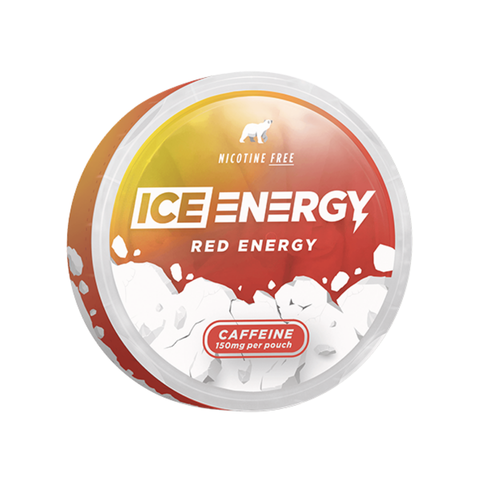ICE Energy Extra Strong - Red Energy - 150mg Caffeine Energy Pouches