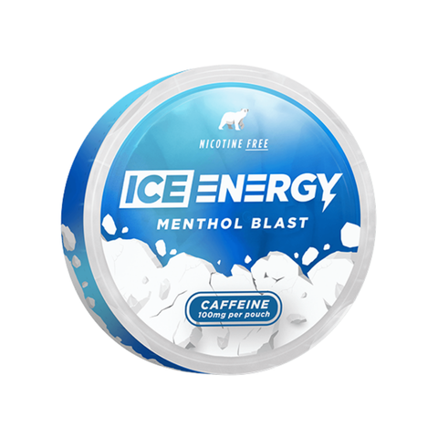 ICE Energy Extra Strong - Menthol Blast slim energy pouches can