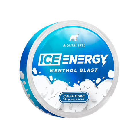 ICE Energy - Menthol Blast slim energy pouches can