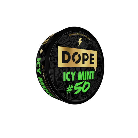DOPE #50 - Icy Mint slim nicotine pouches can