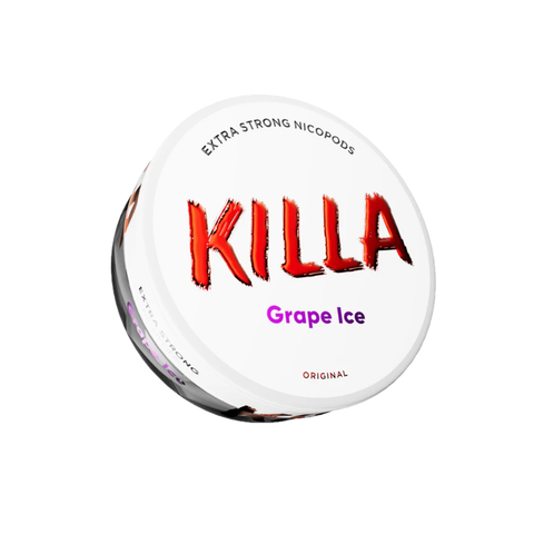 KILLA - Grape Ice slim nicotine pouches can