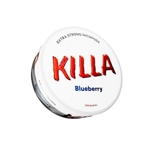 KILLA - Blueberry slim nicotine pouches can