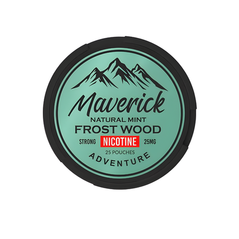 MAVERICK - Frost Wood slim nicotine pouches can