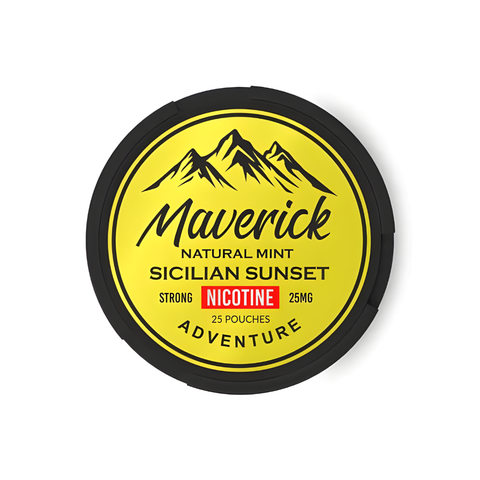 MAVERICK - Sicilian Sunset slim nicotine pouches can