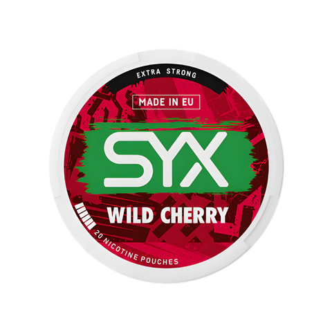 SYX Extra Strong - Wild Cherry slim nicotine pouches can