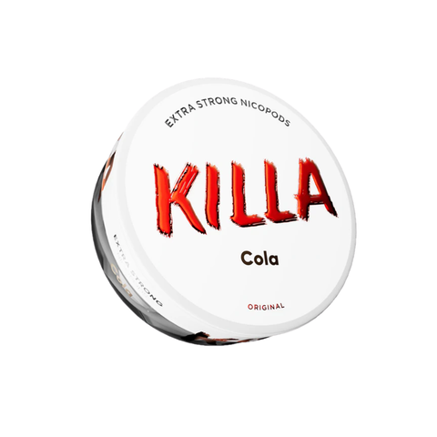 KILLA - Cola slim nicotine pouches can