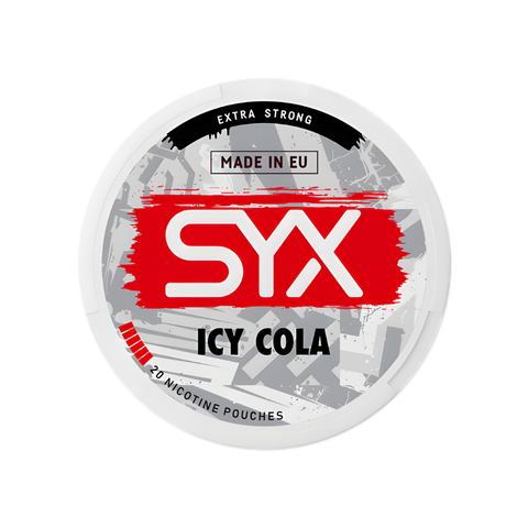 SYX Extra Strong - Icy Cola slim nicotine pouches can