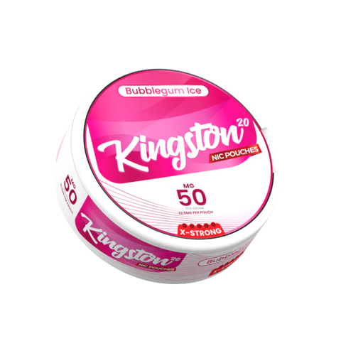 KINGSTON Extra Strong - Bubblegum Ice slim nicotine pouches can