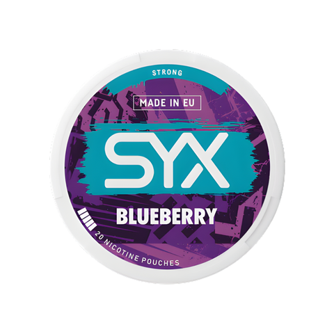 SYX - Blueberry slim nicotine pouches can