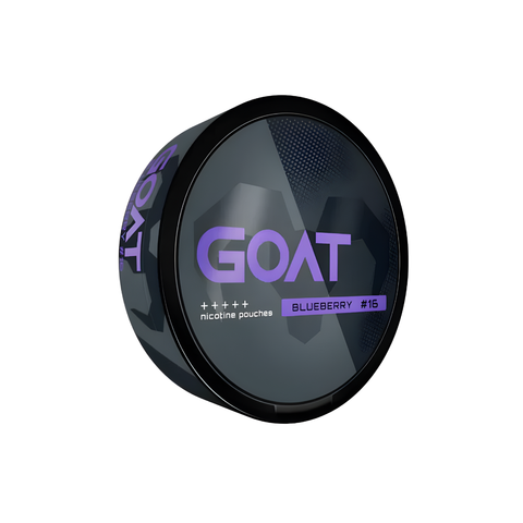 GOAT - Blueberry slim nicotine pouches can