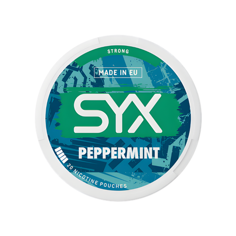 SYX - Peppermint slim nicotine pouches can