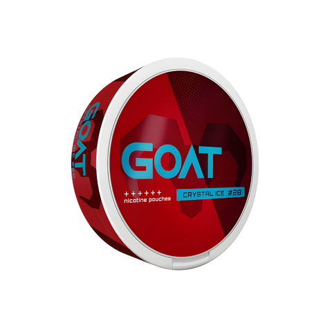 GOAT Extra Strong - Crystal Ice slim nicotine pouches can