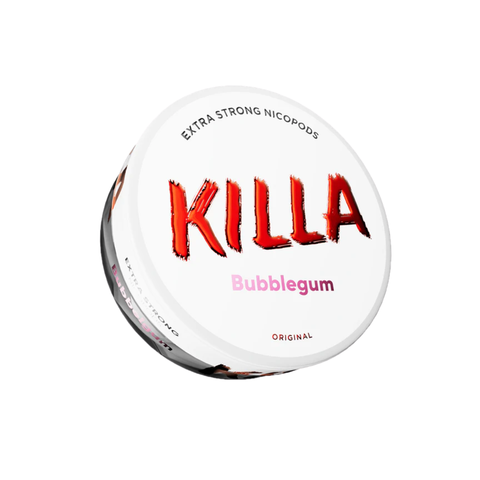 KILLA - Bubblegum slim nicotine pouches can